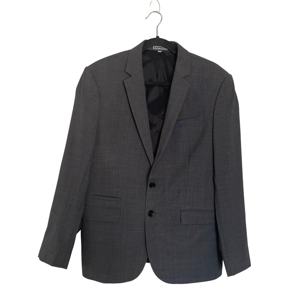 Express Men's Slim Fit Suit Jacket Summer Fall Professional Formal Blazer Size M